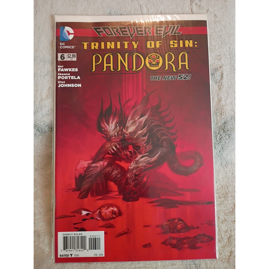 Trinity of sin pandora #1-6 DC comics New 52 VF To NM Lot Of 6