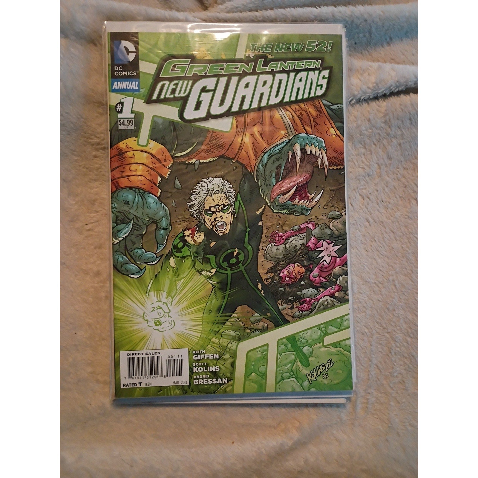 Green Lantern New Guardians New 52 DC Comics Lot of 9 Full Run 13-20+Ann1 VF/Nm