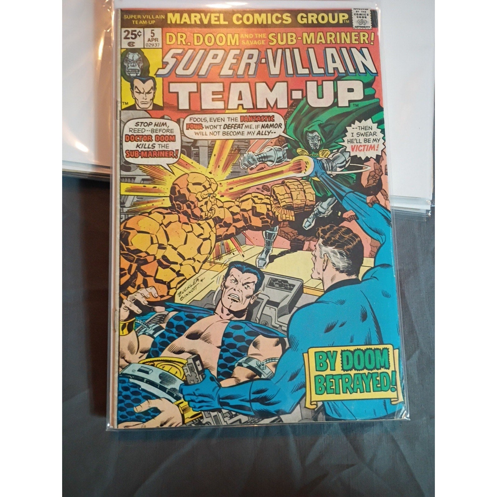 Super-Villain Team-Up #3-7 Lot Of 5 ~ 1975 Marvel Comics FN TO FN+ 25¢ Comics
