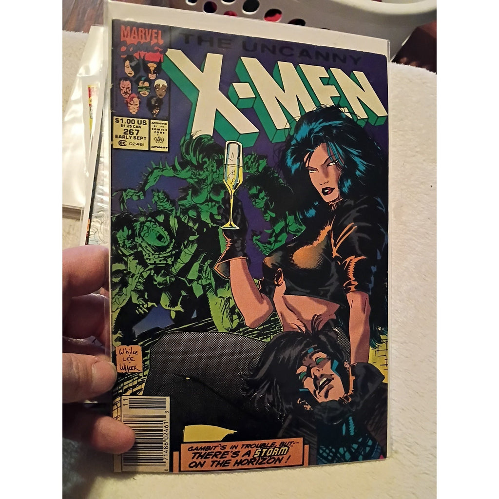 Uncanny X-Men 11 Comic Book Lot - Issue #262,263,267,269,270,276,277,284-287 VF+