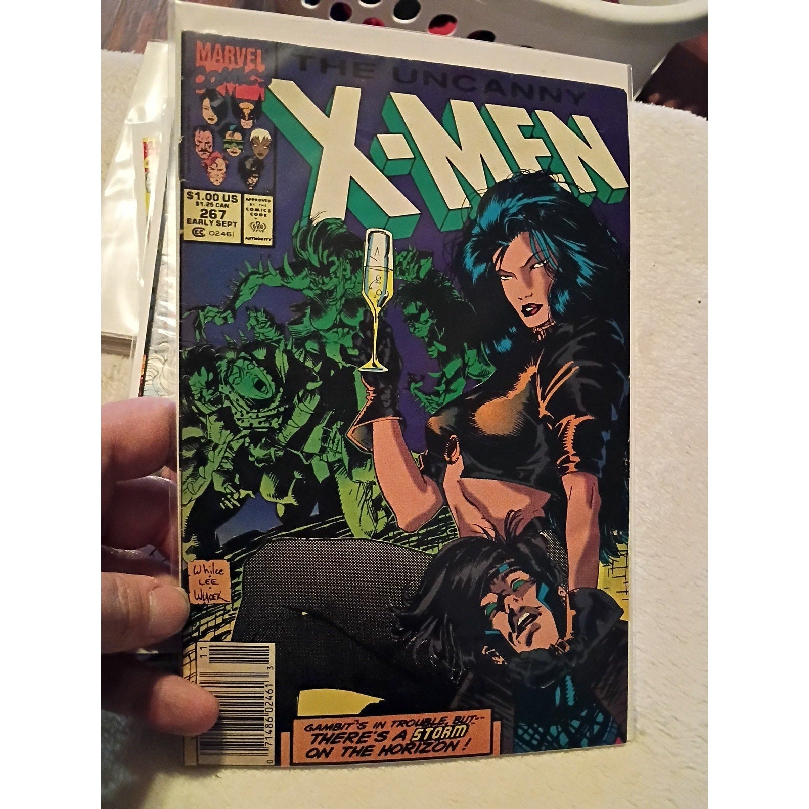 Uncanny X-Men 11 Comic Book Lot - Issue #262,263,267,269,270,276,277,284-287 VF+