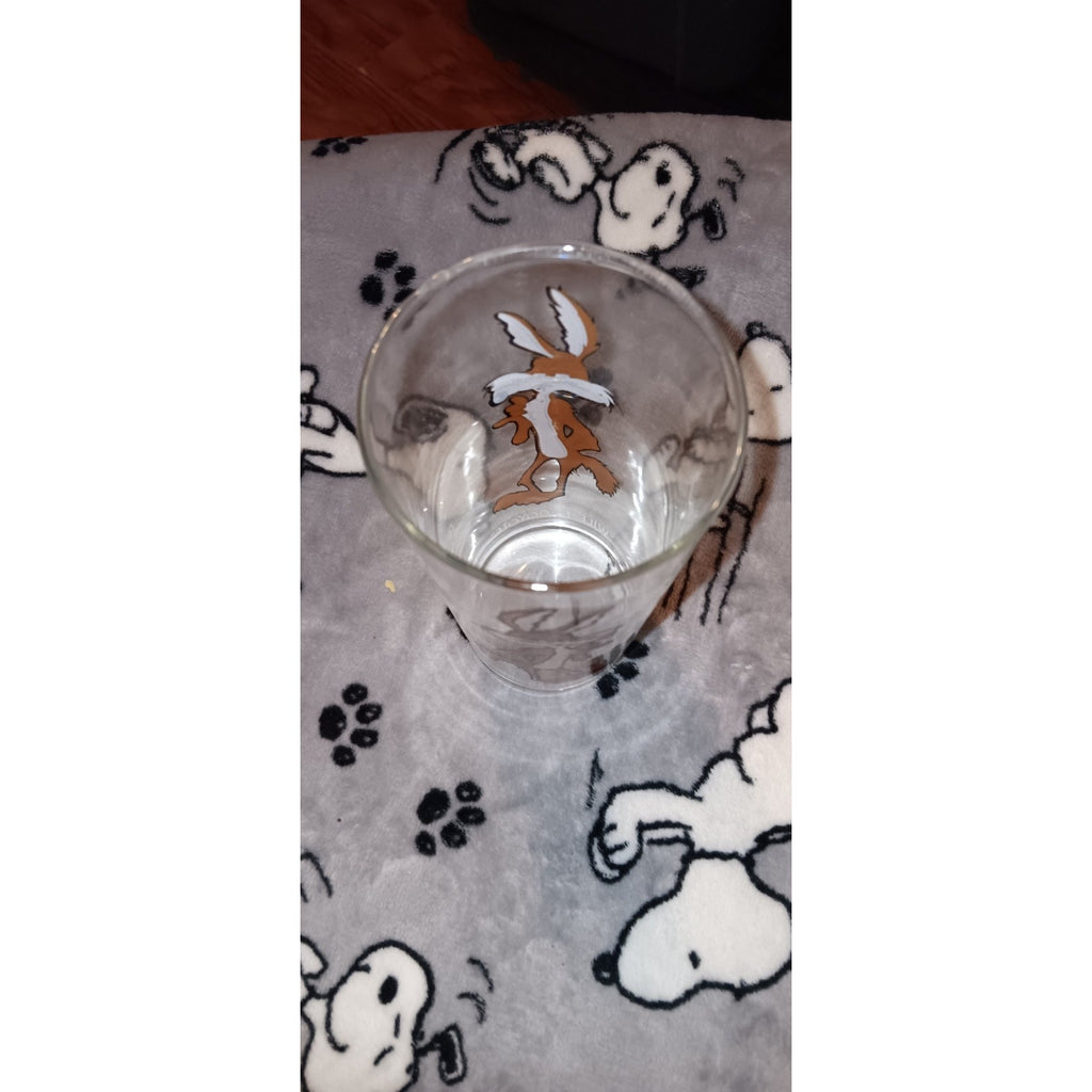 Warner Brothers Looney Tunes 1973 Pepsi Collector Series Glasses Wile E Coyote