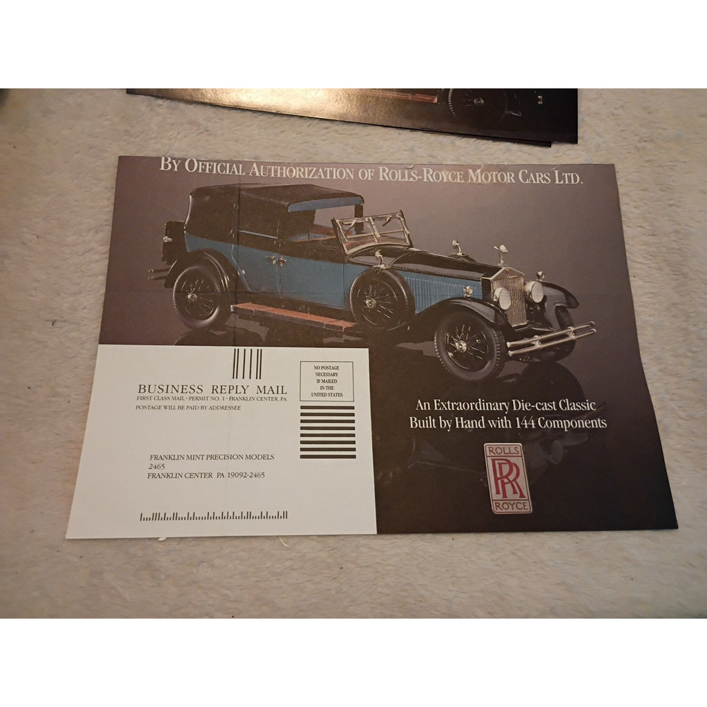 Franklin Mint 1929 Rolls-Royce Phantom I Cabriolet de Ville. 1:24