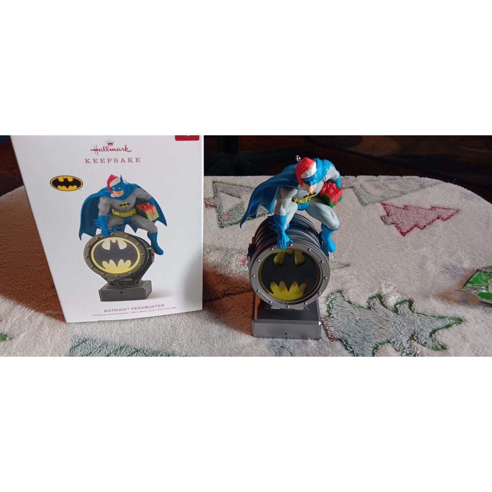 Hallmark Keepsake 2018 Batman Peekbuster Christmas Ornament DC Works Perfectly