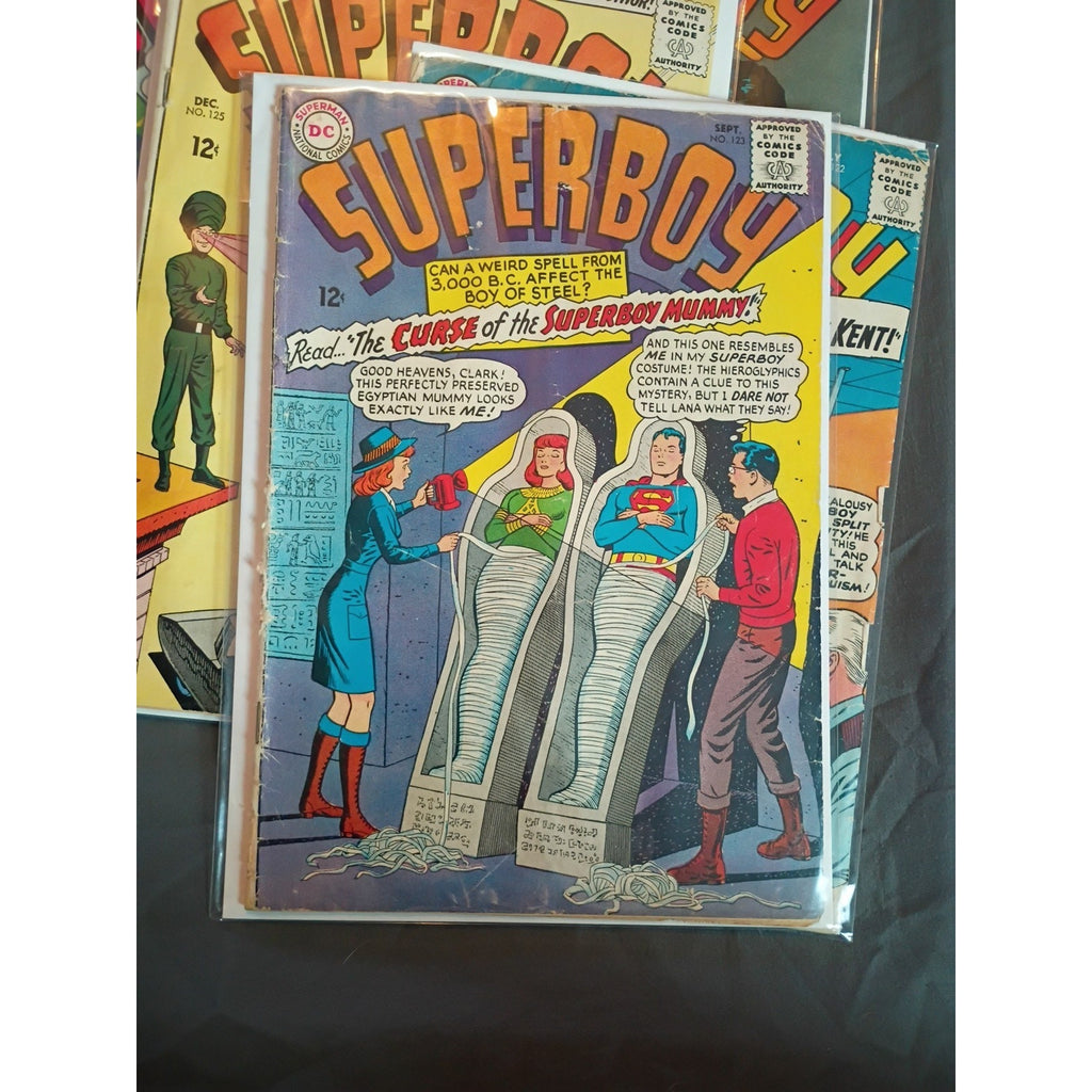 Superboy 122 123 125 127 148 158 159 Gd To Gd+ DC Comics 1965-12¢ To 15¢ Comics