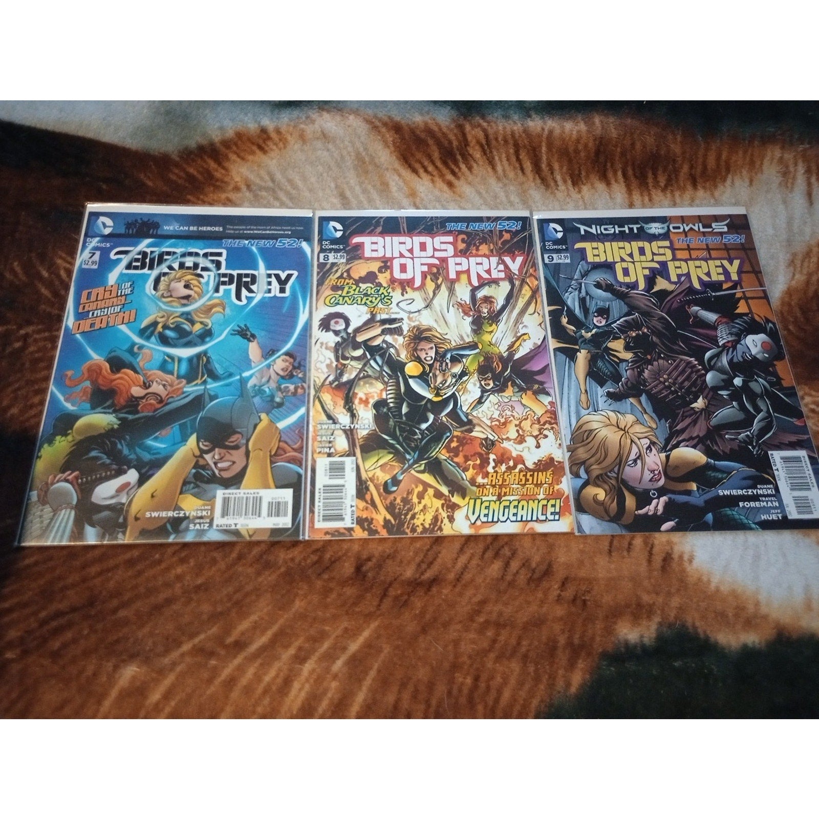 BIRDS OF PREY New 52 Lot Of 11 #1-10,21 DC'S NEW 52 VF To NM