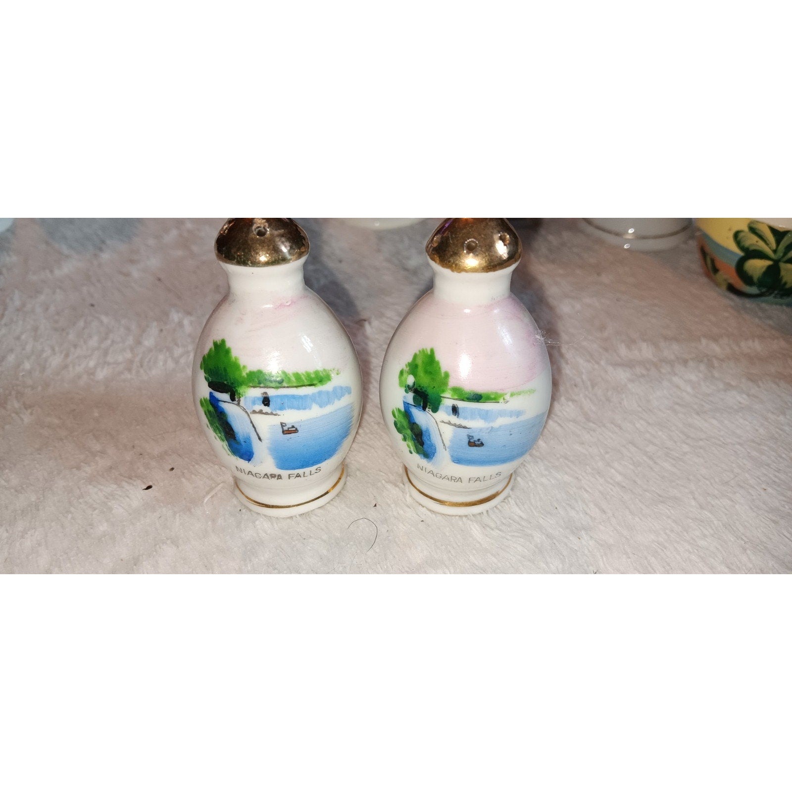 Lot Of 5 Souvenir Salt And Pepper Shakers