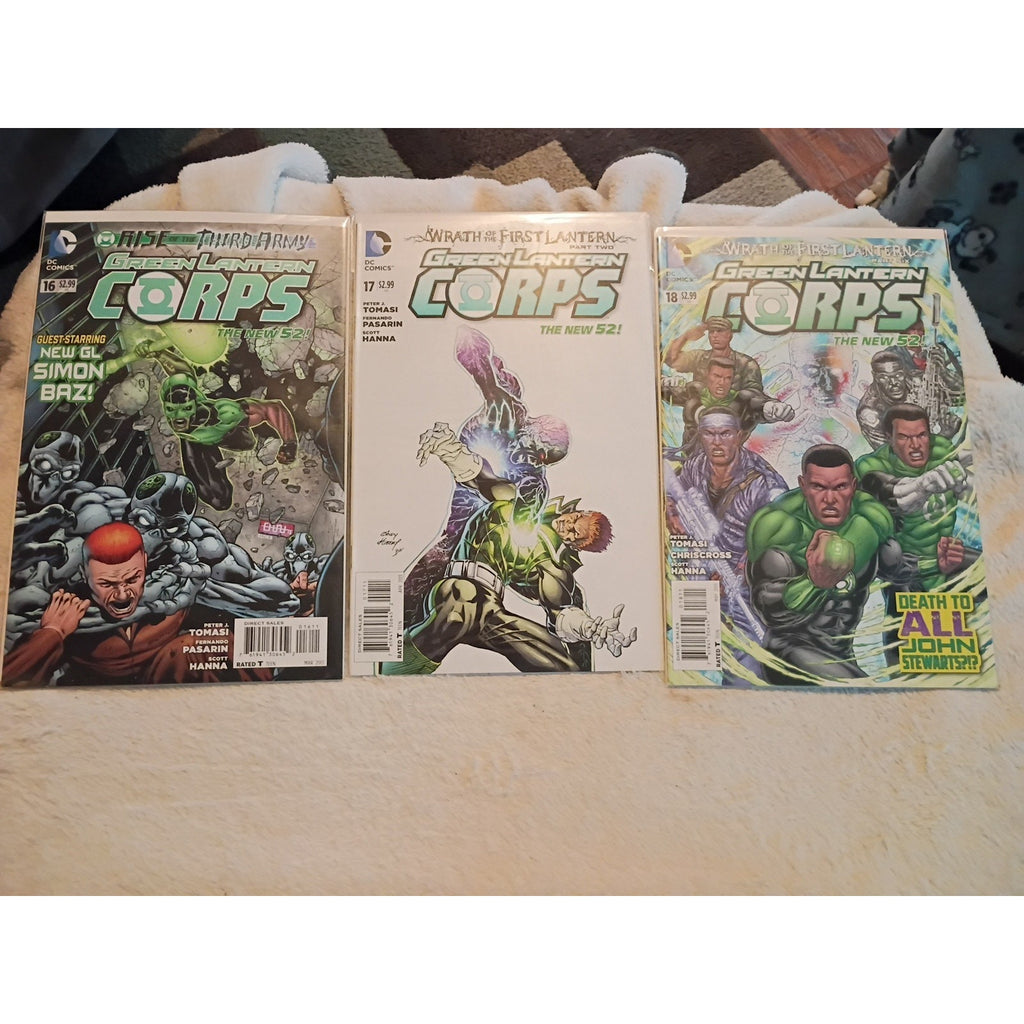 Green Lantern Corps lot 1-2,13-20 Plus Annual 1 DC New 52 2011 Lot Of 11 VF/Nm