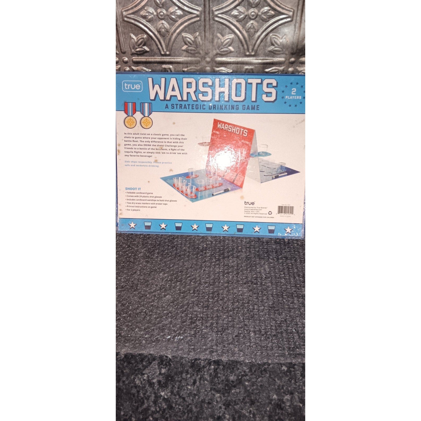 Warshots A Strategic ADULT Drinking Board Game New In Box READ DESCRIPTION