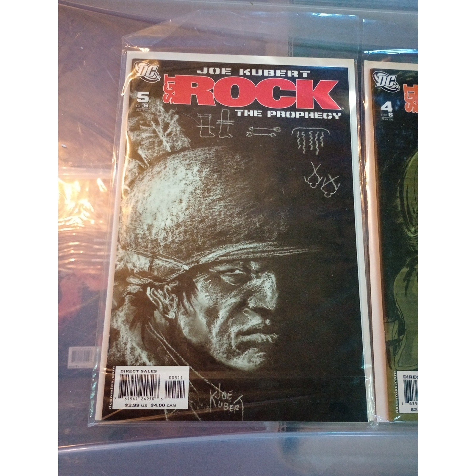 Sgt. Rock: The Prophecy #2 4 & 5. DC 2006 Joe Kubert Easy Company NM