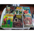 Lot Of 6 OLD Comics 10-15 Cents Dell Fold Key DC Low Grade 1957-69 All Rough