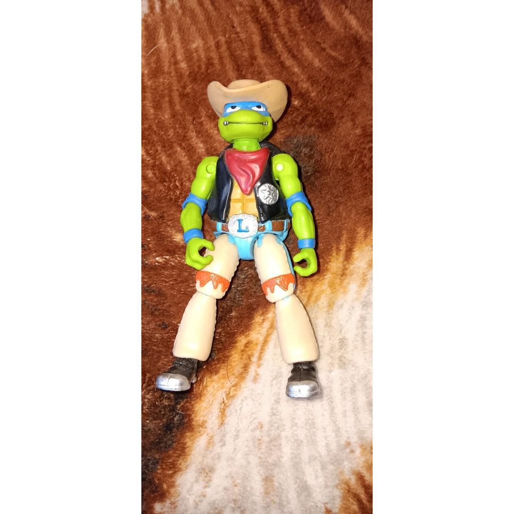 Cowboy Leonardo TMNT Mutant Mayhem 4.5” Action Figure Toy