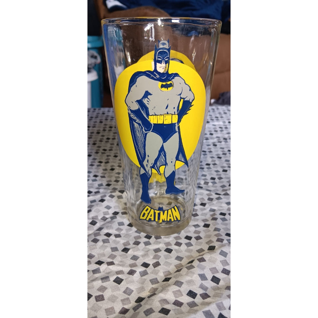 Batman 1976 Pepsi Super Series DC Comics NPP Collector's Drinking Display Glass