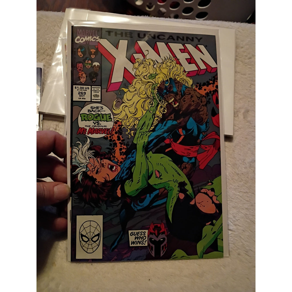Uncanny X-Men 11 Comic Book Lot - Issue #262,263,267,269,270,276,277,284-287 VF+