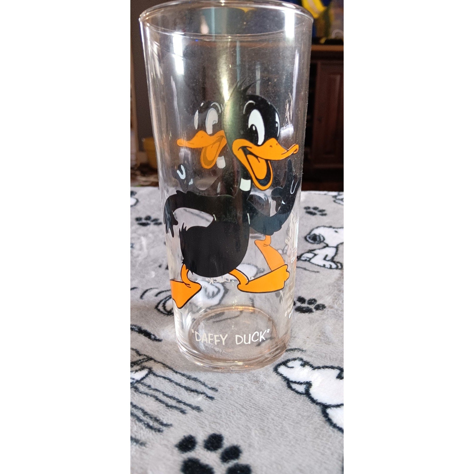 1973 Pepsi Looney Tunes Glass 1973 Daffy Duck Warner Bros Collector