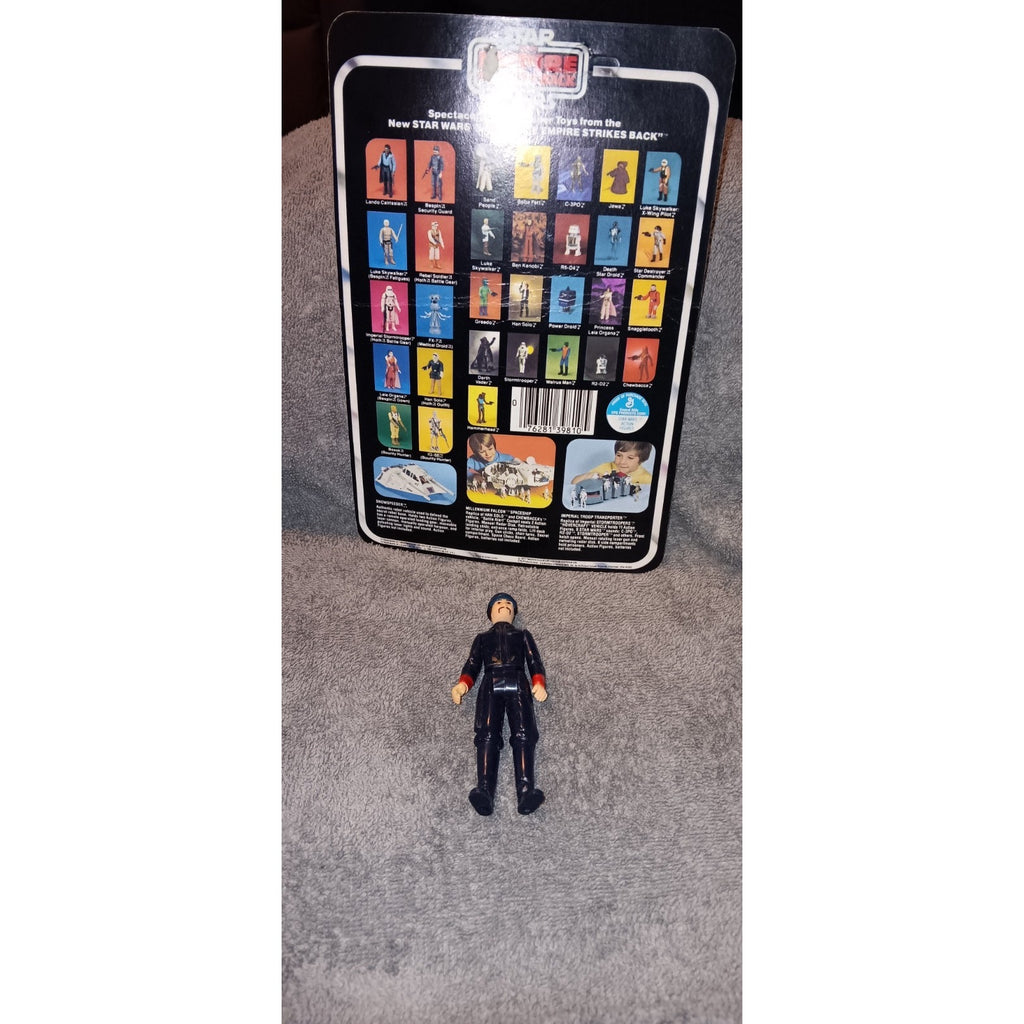 1980 Star Wars ESB Bespin Security Guard Back Card CUT Bubble Kenner Loose