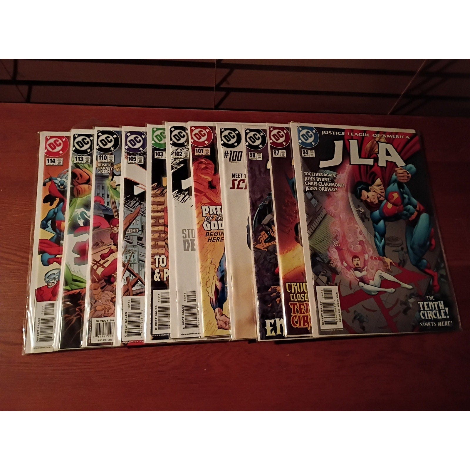 JLA #94-114: 11 issue lot DC COMICS 2004. VF To NM Superman Batman High Grade