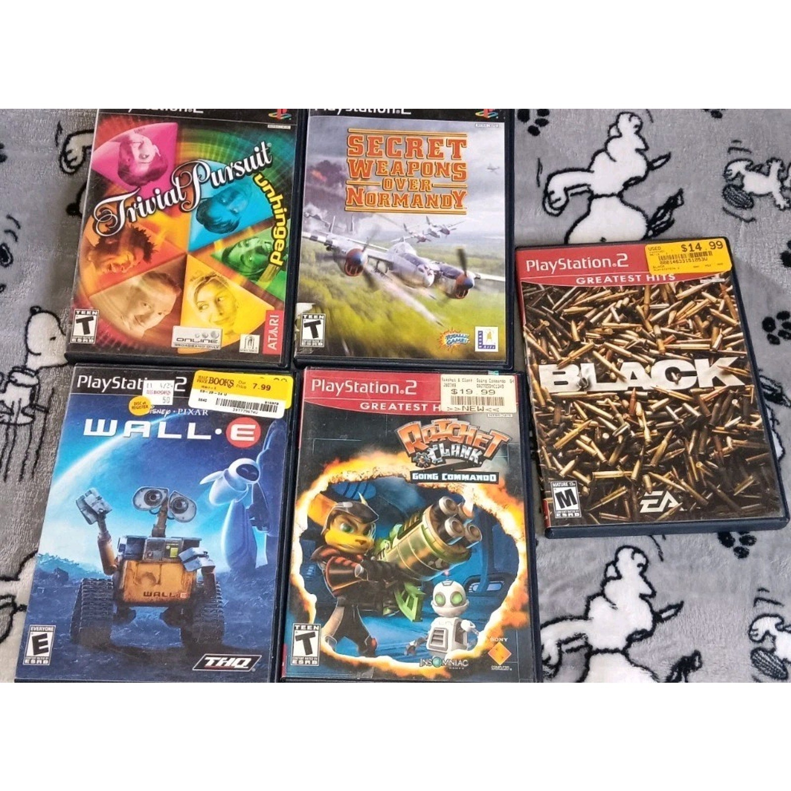 Lot Of 5 Vintage Playstation 2 Games All Tested Works Great