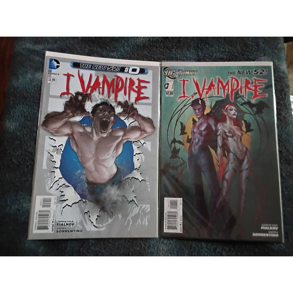 DC Comics I, Vampire Vol. 1 (2011) #0-19 Complete Series Lot Of 20 VF To NM