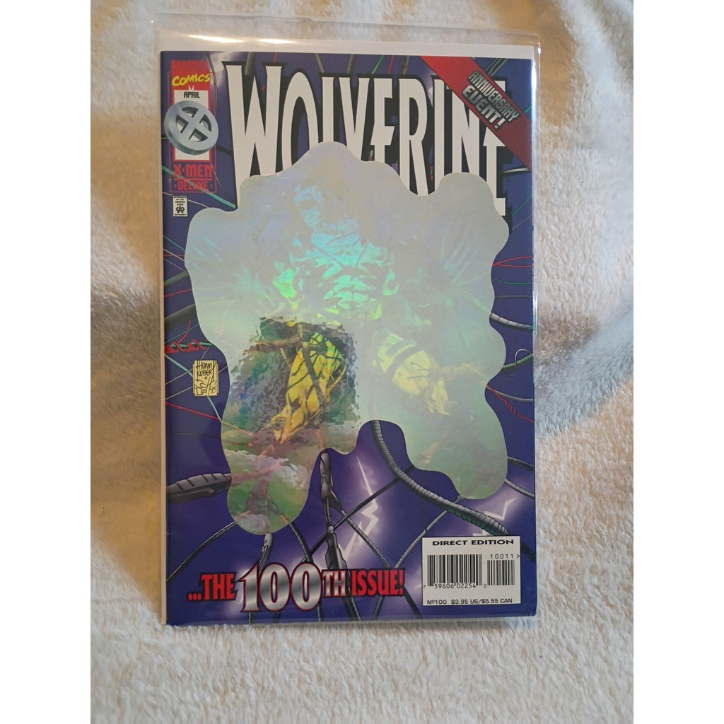 Wolverine #73, 82, 100 Key Kills Genesis Hologram Lot Of 3 Marvel NM High Grade