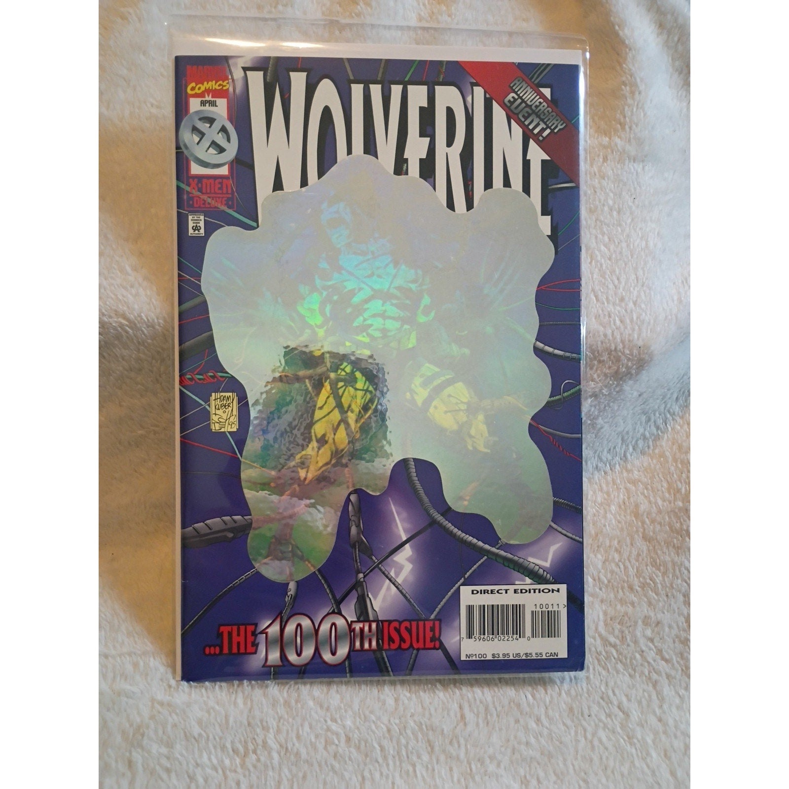 Wolverine #73, 82, 100 Key Kills Genesis Hologram Lot Of 3 Marvel NM High Grade