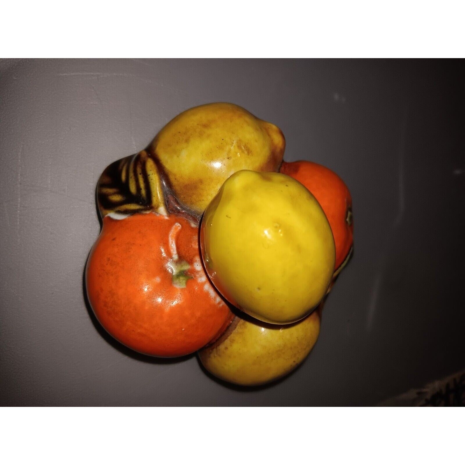 Vintage Inarco Japan E3355 Orange Spice Fruit Basket Canister Pristin Small
