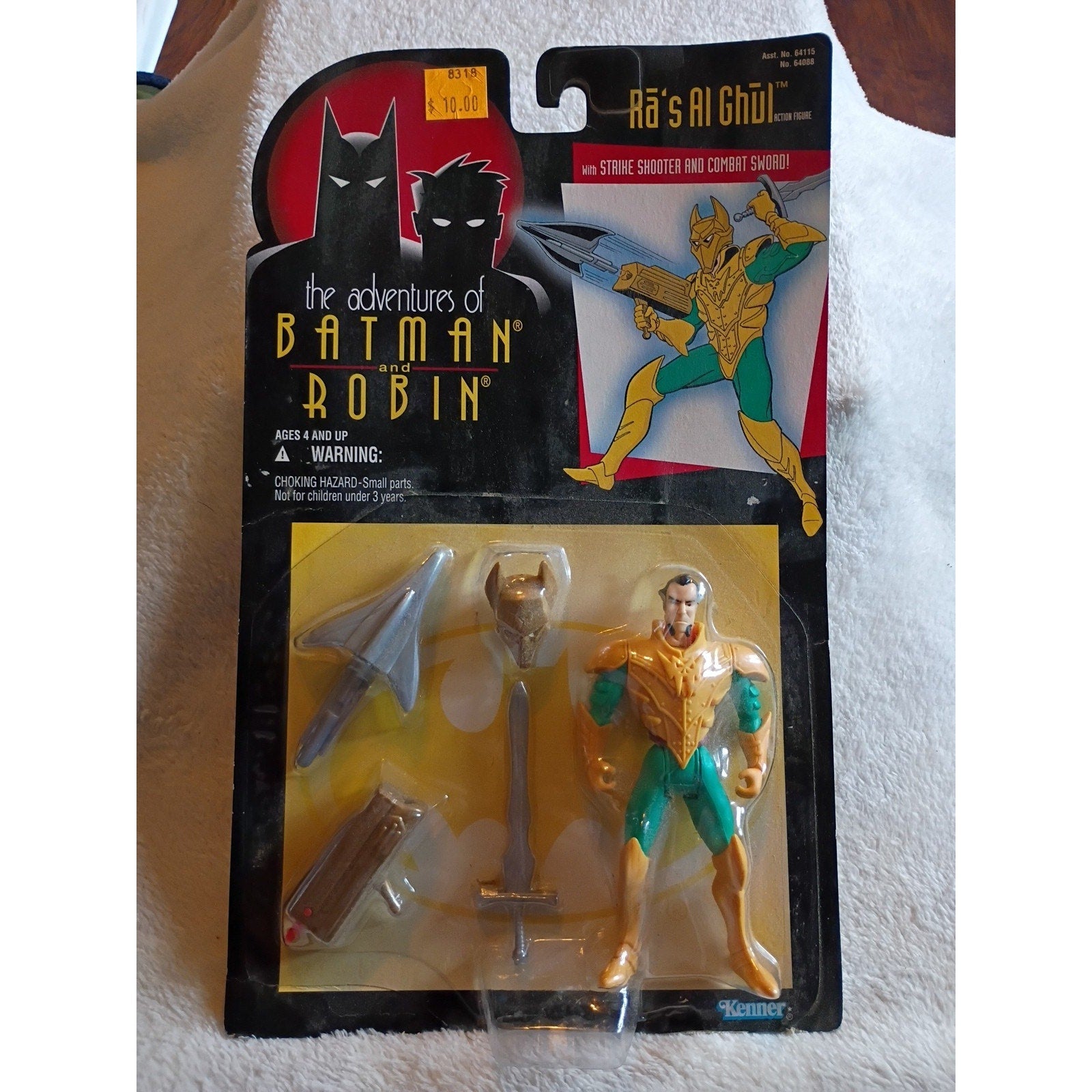 Adventures Of Batman And Robin Ra's Al Ghul Figure Kenner 1995 Sealed Nib