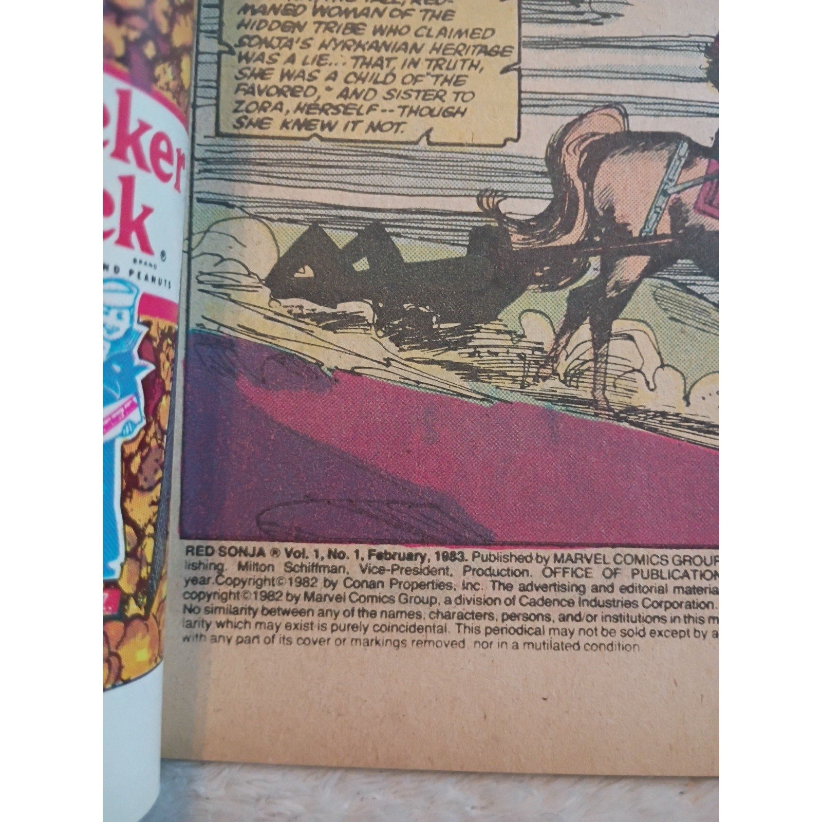 RED SONJA She Devil With a Sword #1 Marvel 1982 (Vol. 2) VF To NM Condition