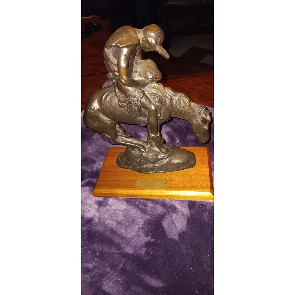 Vintage J. E. Fraser End Of The Trail Western Sculpture Native Statue Rare Find