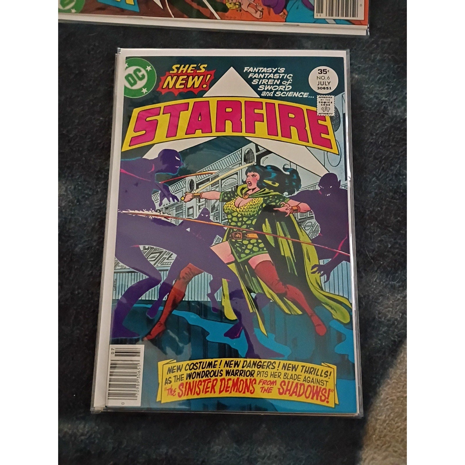 Starfire #3,4,6,8 Lot Of 4 1977 DC Comics Newsstand VF To NM Condition
