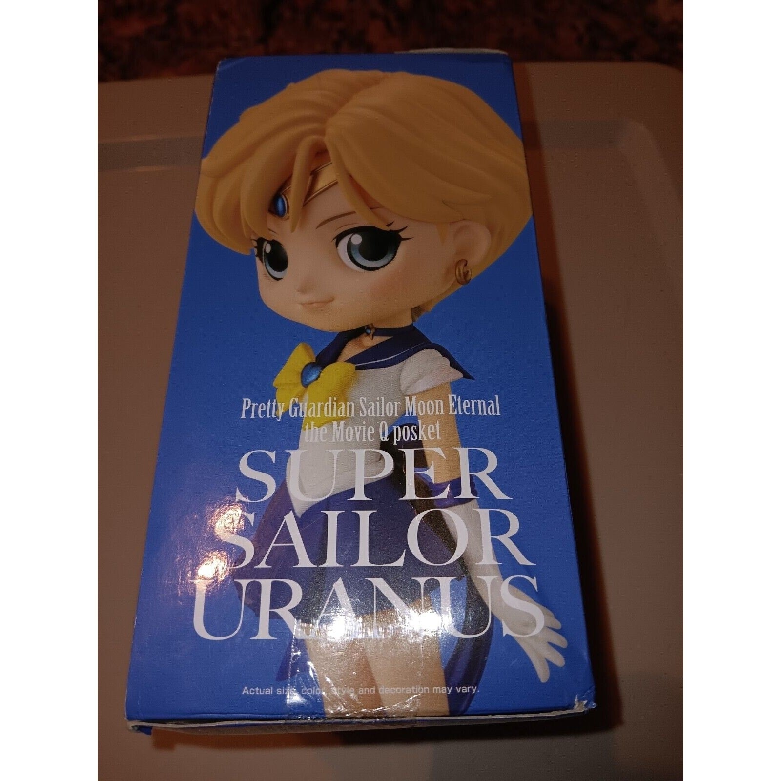 Sailor Moon Eternal SUPER SAILOR URANUS Figure Q Posket Ver. A Japan BANPRESTO