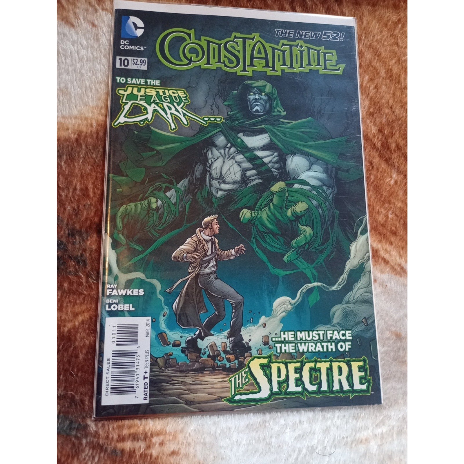 Constantine New 52 Comic Lot Of 6 Issues #1-3, 7,8,10 DC Vf To NM