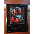 🔥 Star Trek "Fab Four" Plaque, Autographed - Doohan, Koenig, Takei, and Nichols