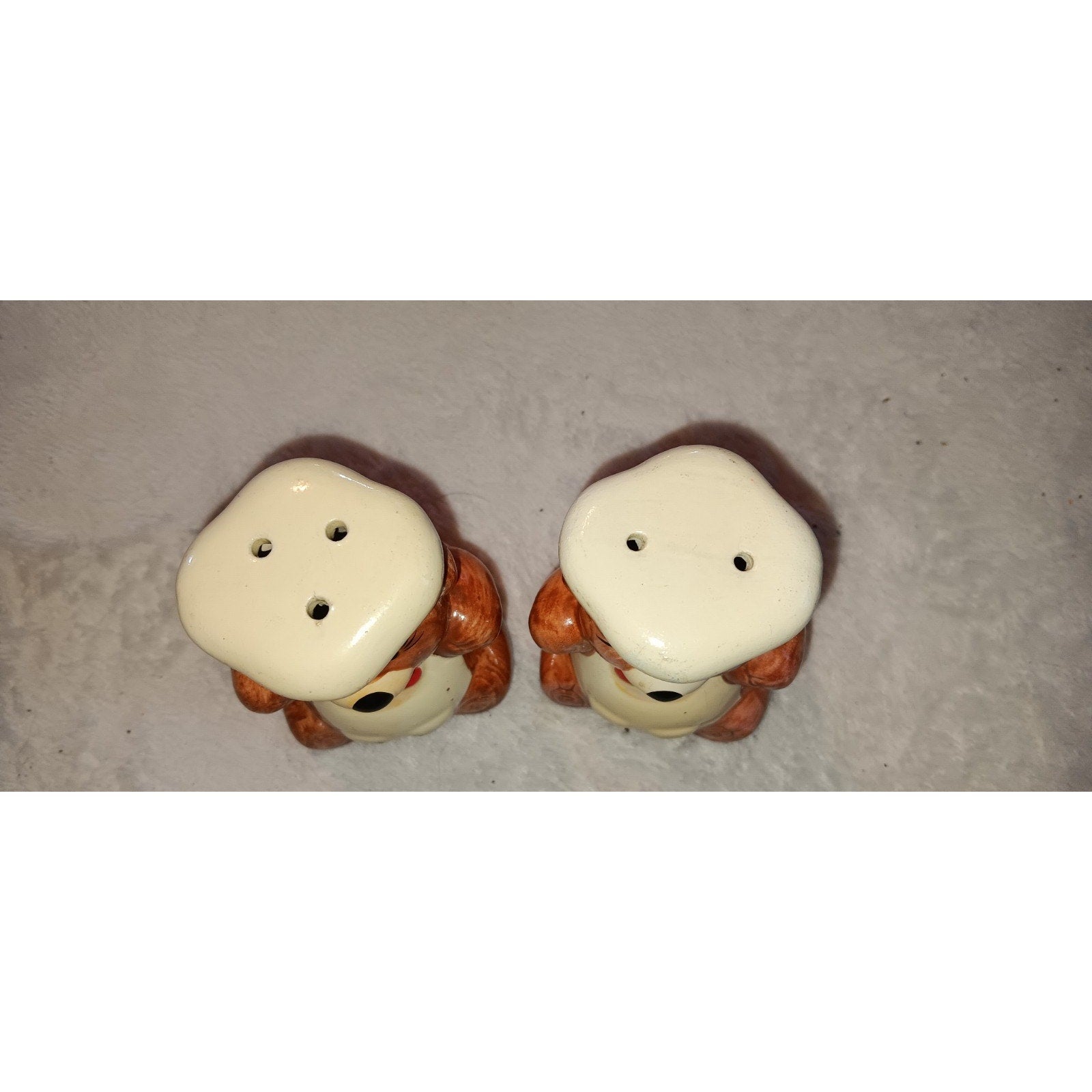 Anthropomorphic Che Baker Bears 3" Salt And Pepper Shaker Set Vintage