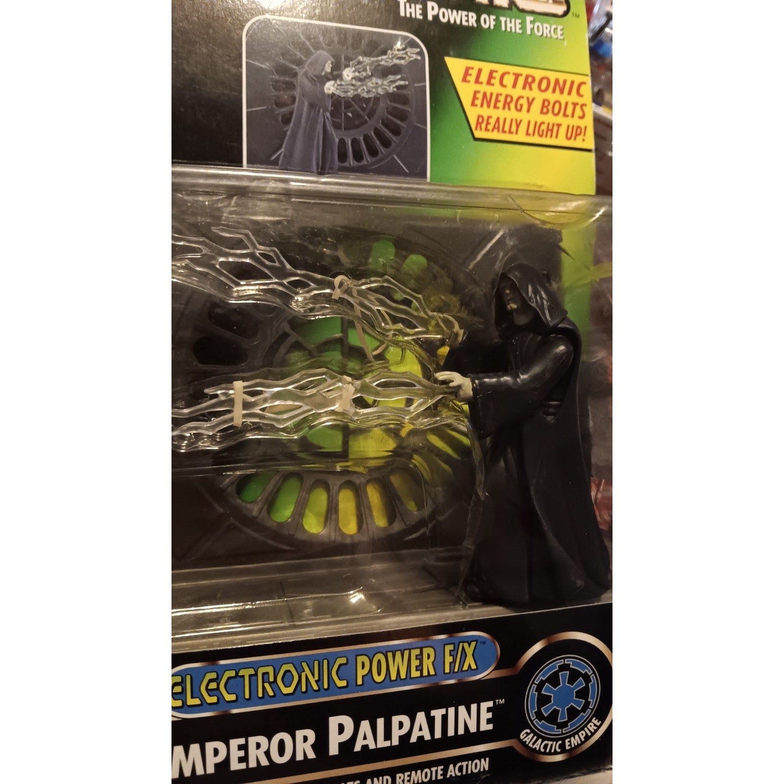 Kenner Star Wars POTF Electronic Power F/X Emperor Palpatine 3.75" Figure Sealed