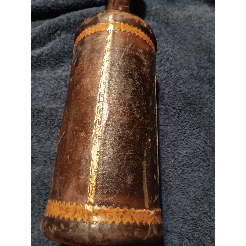 o'o'o . DECORATIVE Wrapped WINE BOTTLE with SHIP . Hand Crafted Made in ITALY