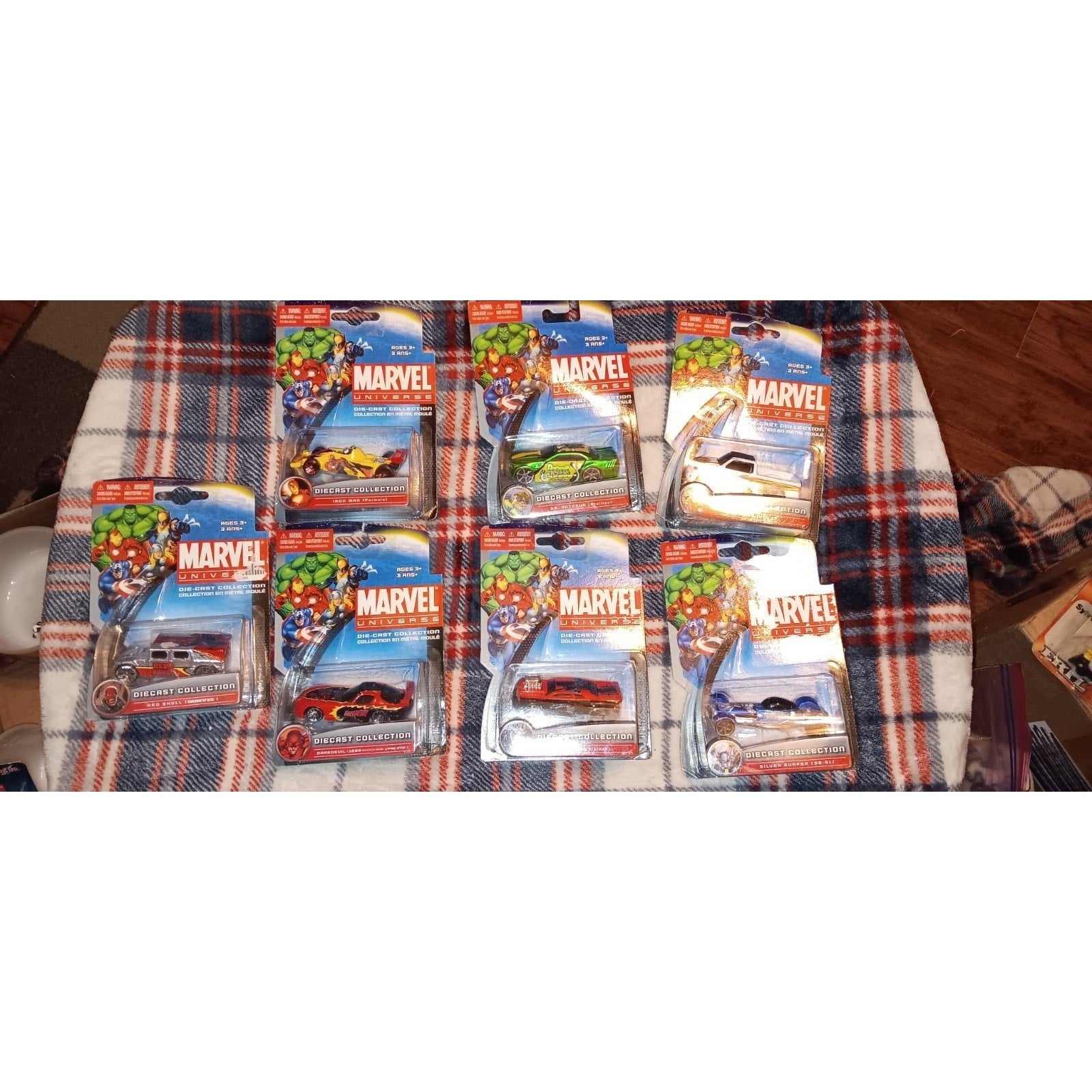 2012 Maisto Marvel Universe 1/63 Scale Die-Cast Car Lot Of 7 Red Skull Surfer