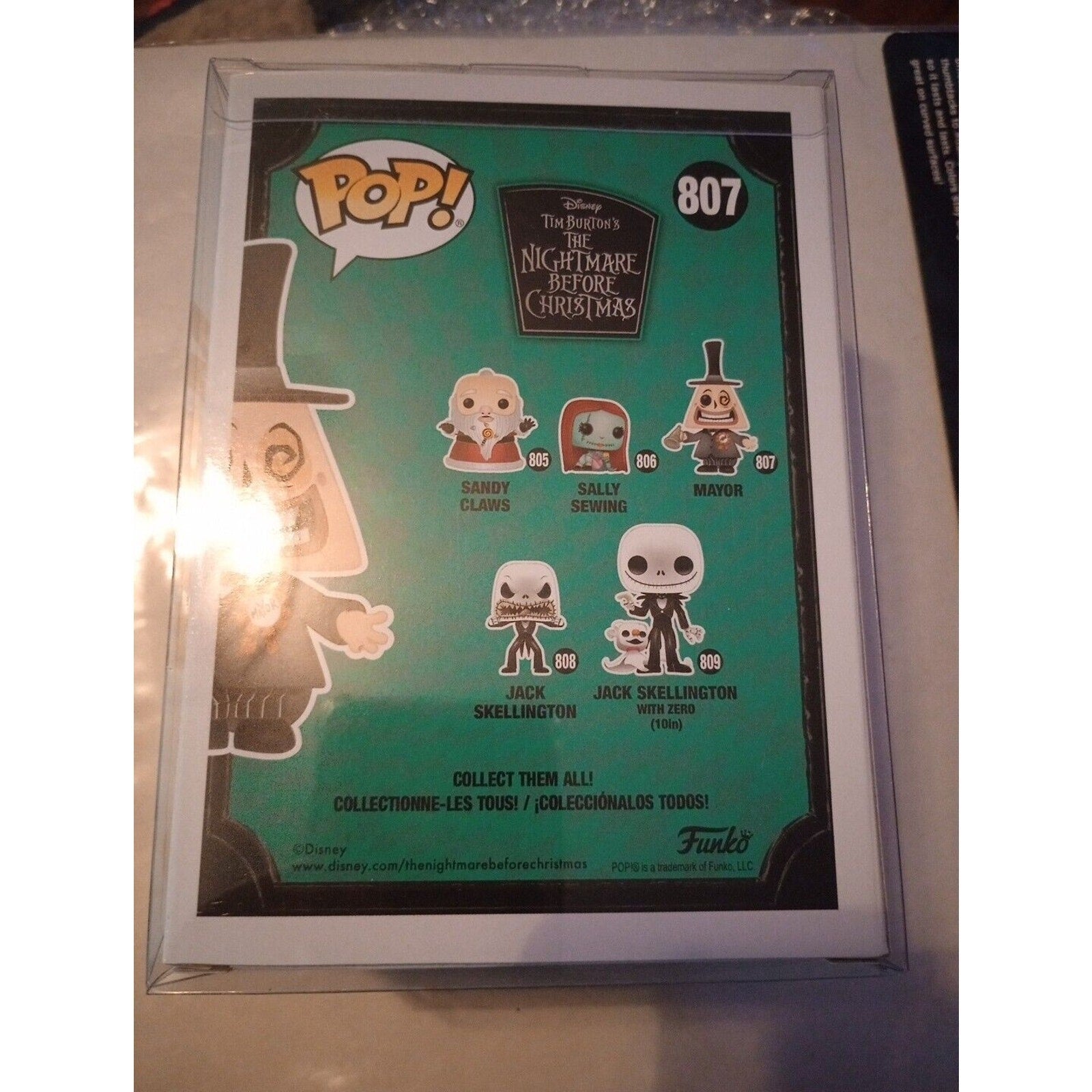 Funko POP! Nightmare Before Christmas Figure MAYOR (Diamond Collection) #807 *NM