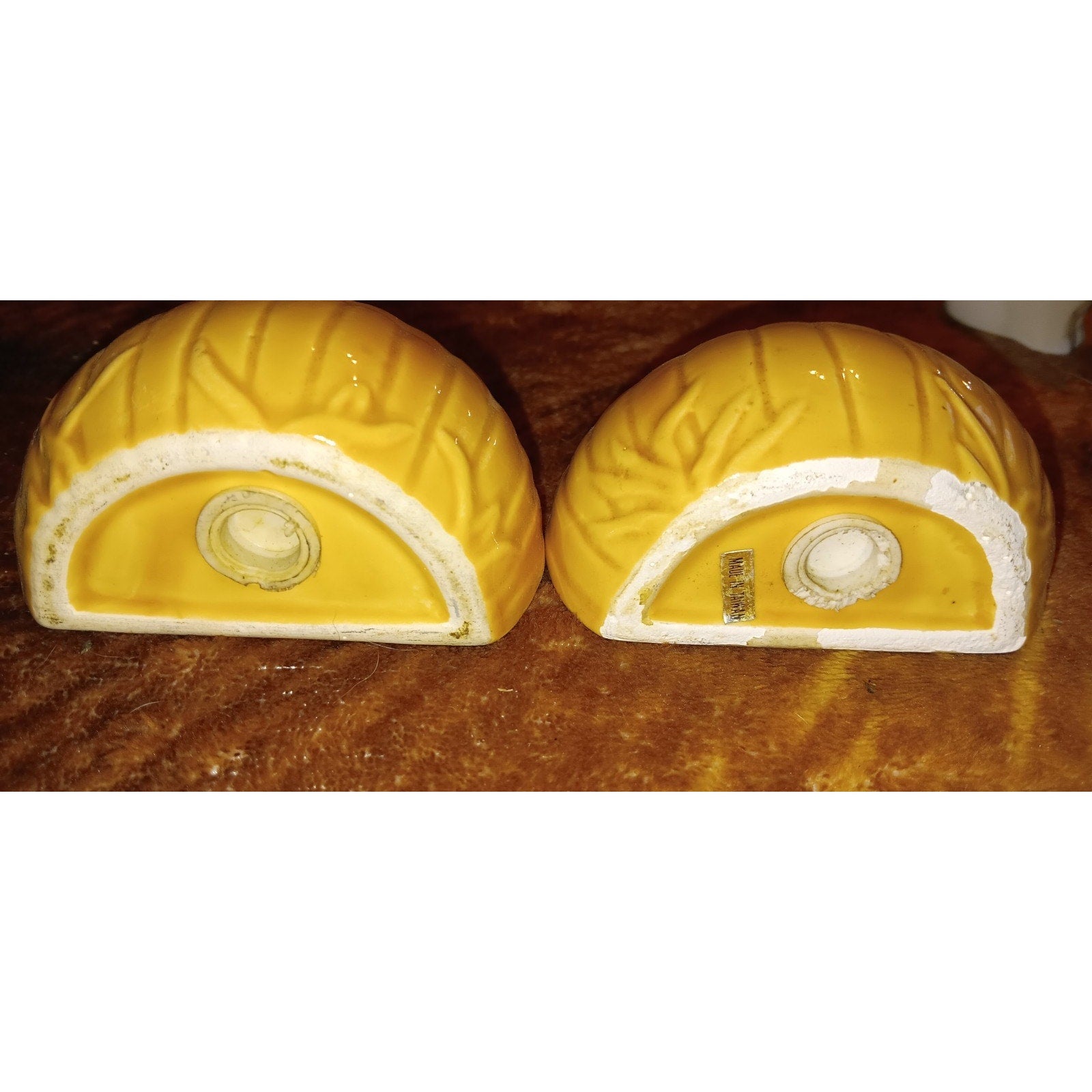 Onion Salt and Pepper Shakers Vintage