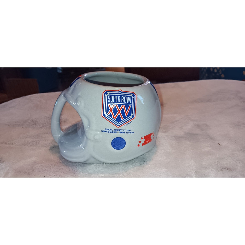 1991 Super Bowl XXV Helmet Mug NFL Sports Concepts New York Giants Buffalo Bills