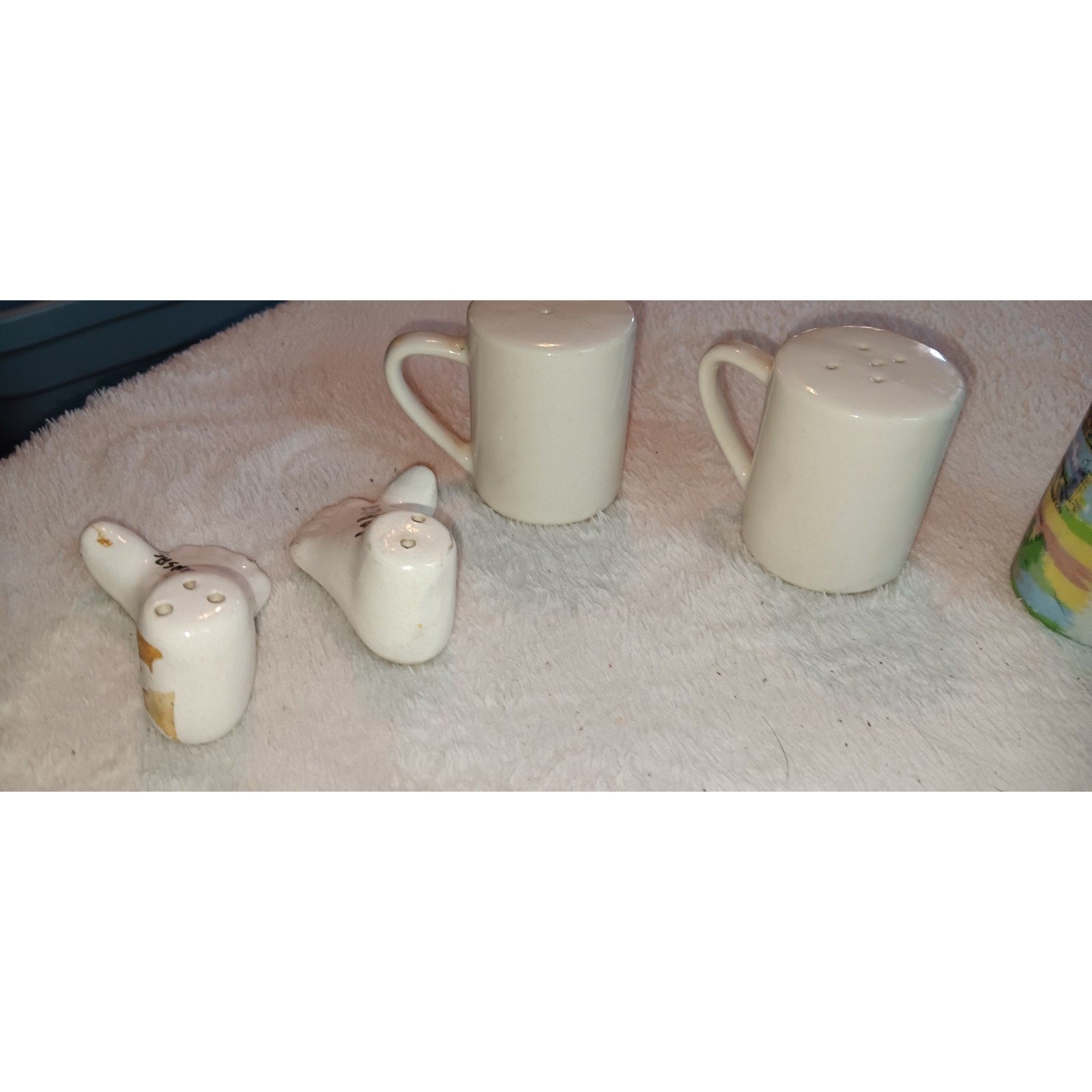 Lot Of 5 Souvenir Salt And Pepper Shakers