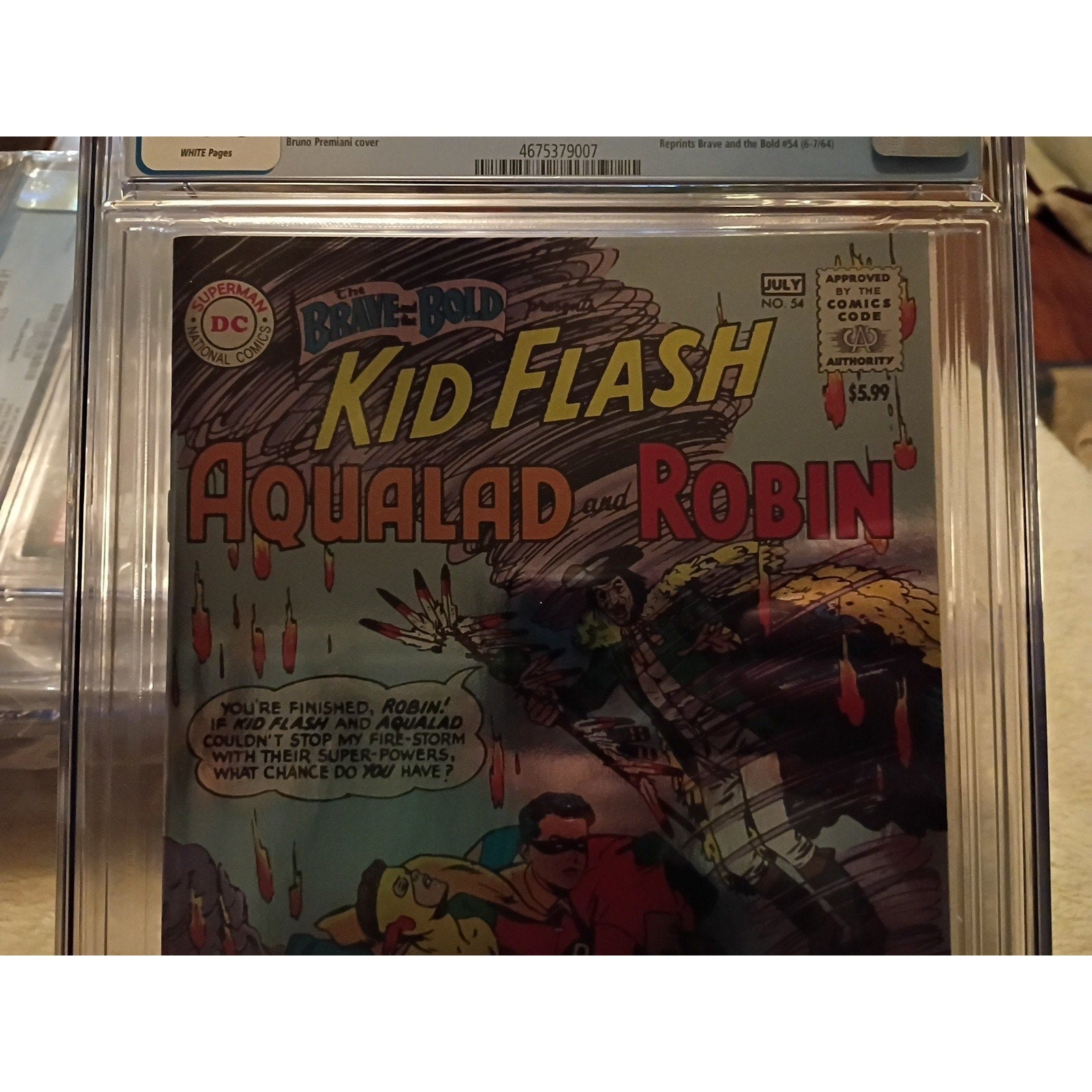 Brave and the Bold #54 FASCIMILE 1960 DC Comics CGC 9.8 1st app Teen Titans DC