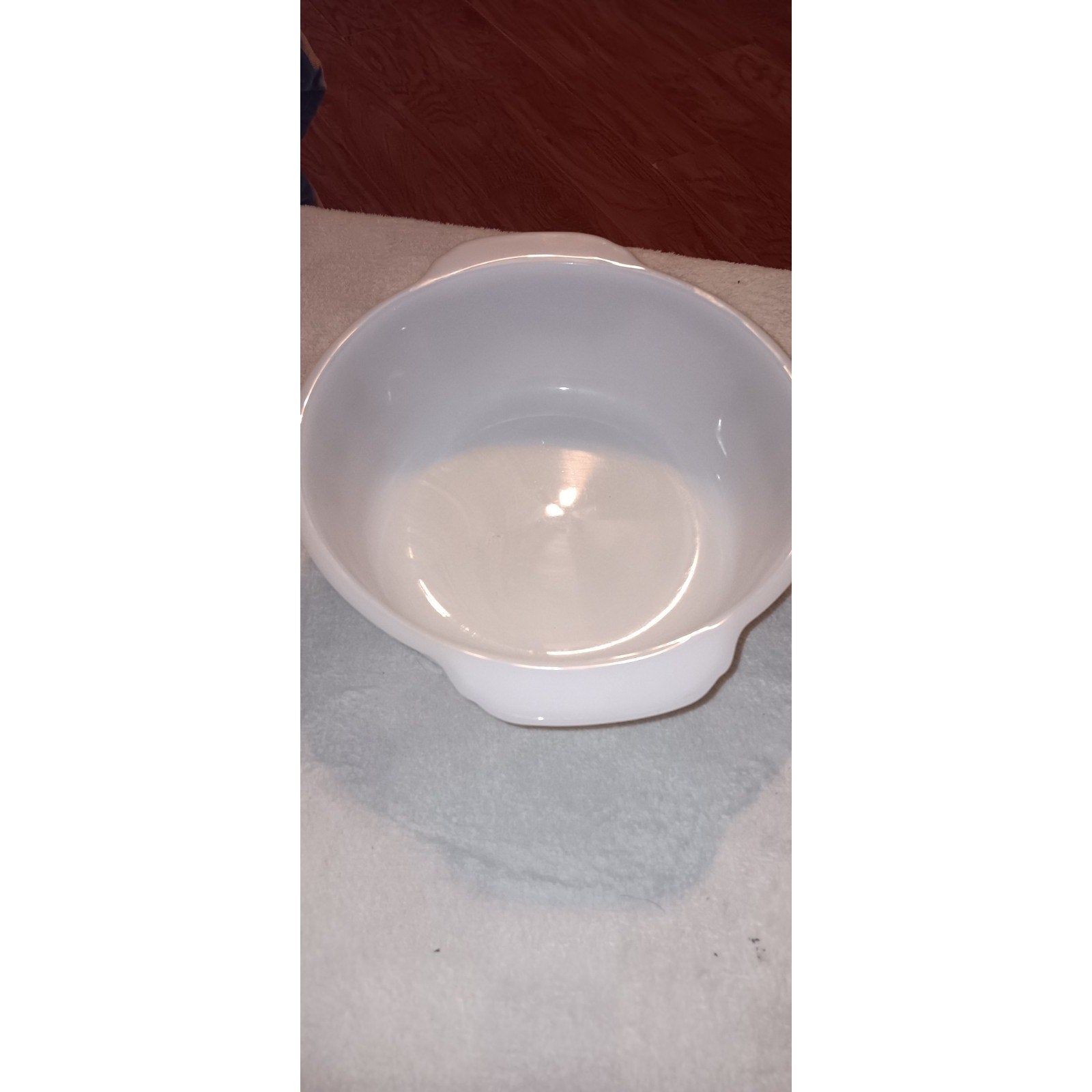Vintage Fire King Anchor Hocking Casserole Baking Dish Wheat 2 Quart 9” x 3”