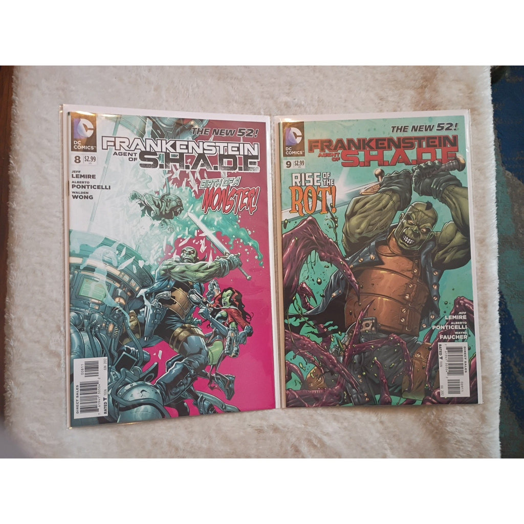 FRANKENSTEIN AGENT OF SHADE #0-16 DC COMIC SET COMPLETE 2011 VF/NM High Grade