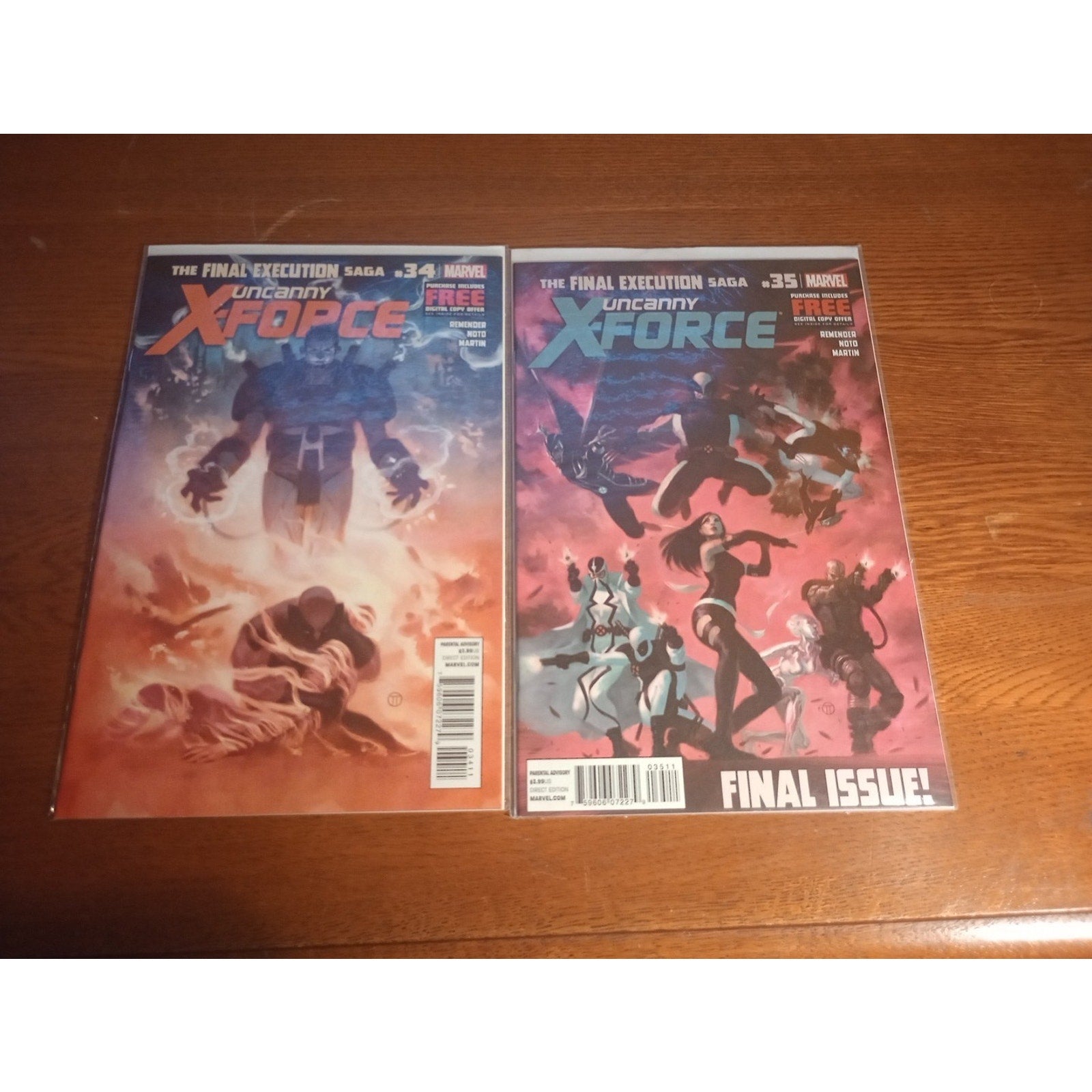 Marvel: Uncanny X-Force Vol. 1 (2010) #1-35+19.1 Complete Series Lot Of 36 VF-NM