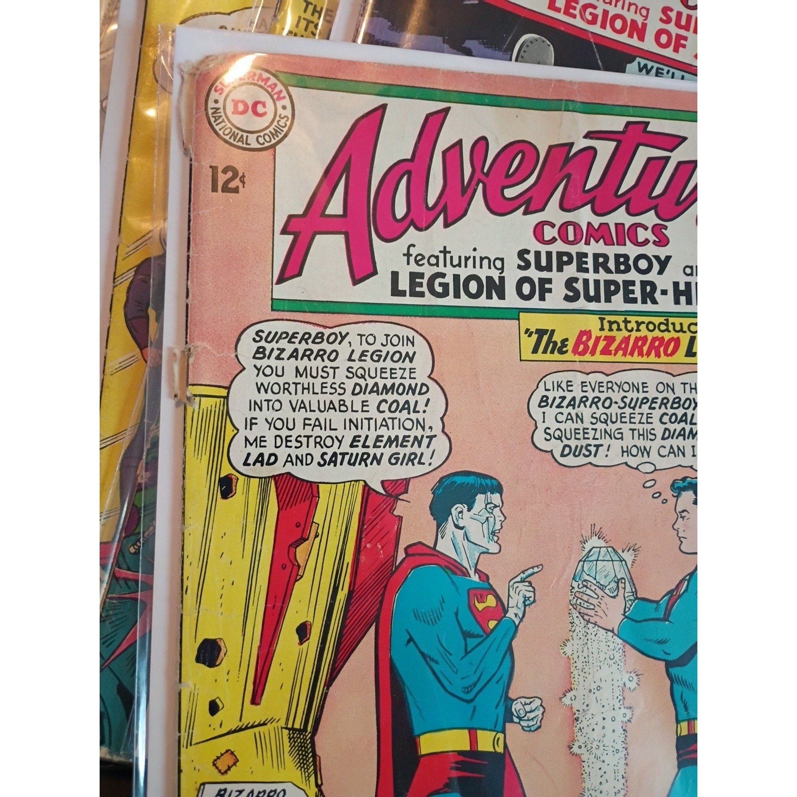 Adventure Comics Lot - DC- #329,334,347,355,369,378! Lot Of 6 12¢ Comics!!! Gd