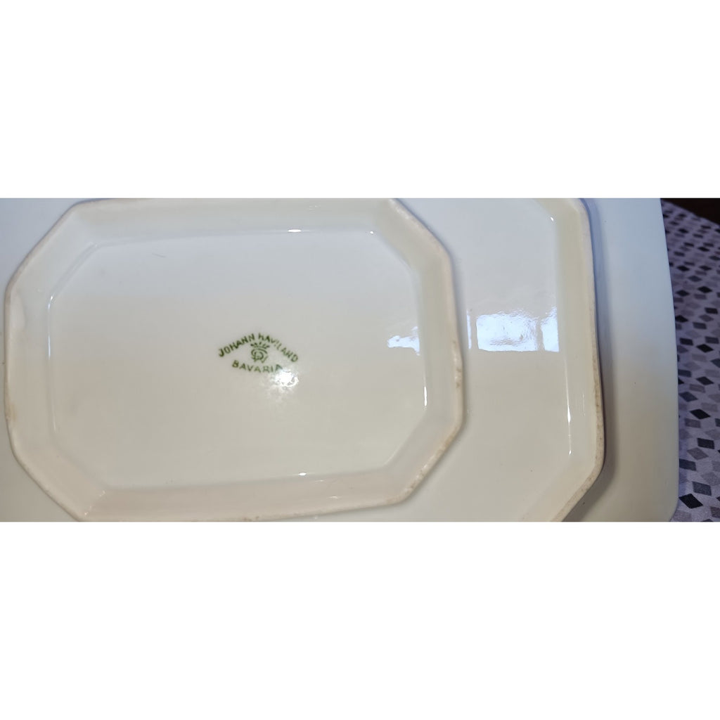 Johann Haviland Bavaria Gravy Boat With Attached Underplate