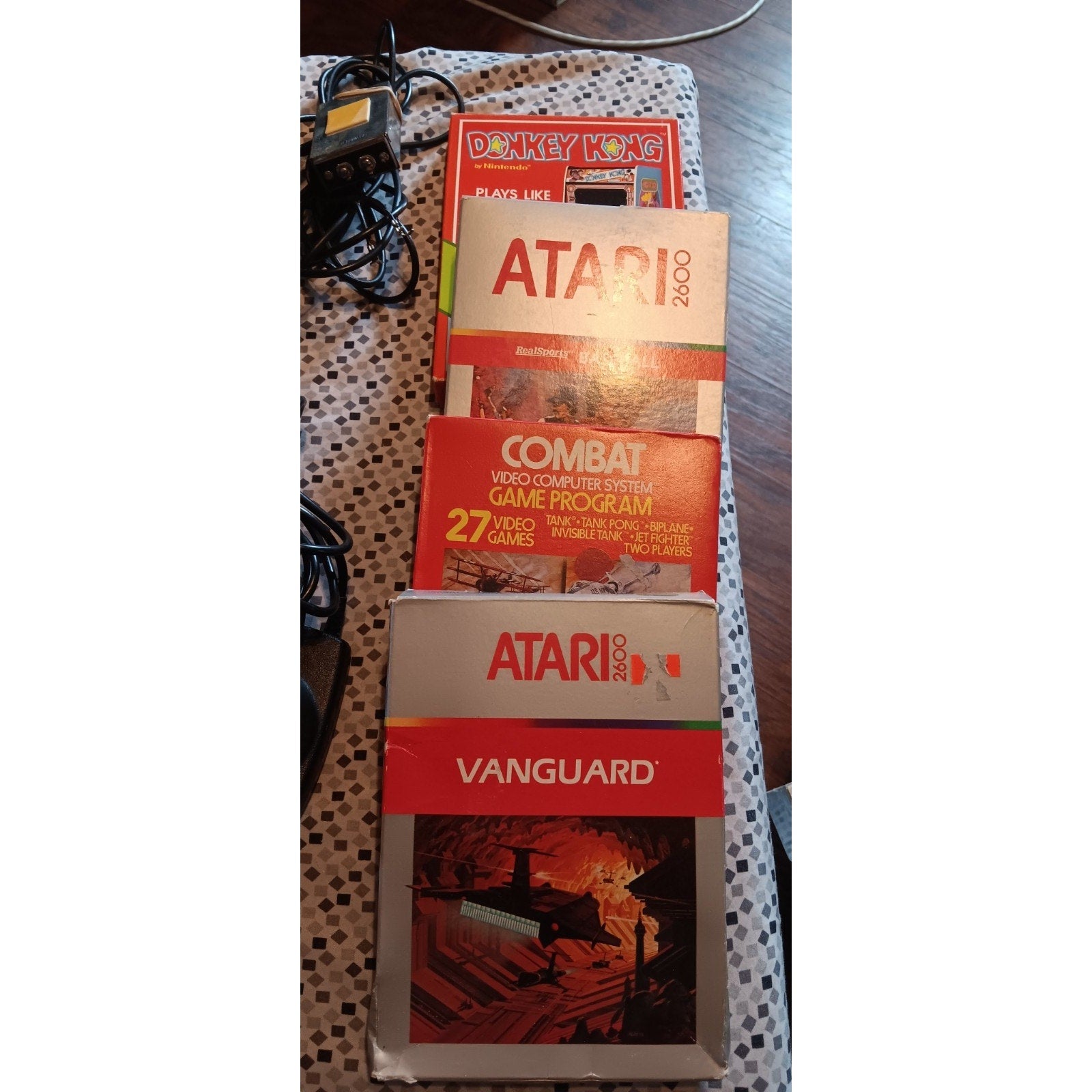 ATARI CX-2600 CONSOLE WITH GAMES AND ACCESSORIES
