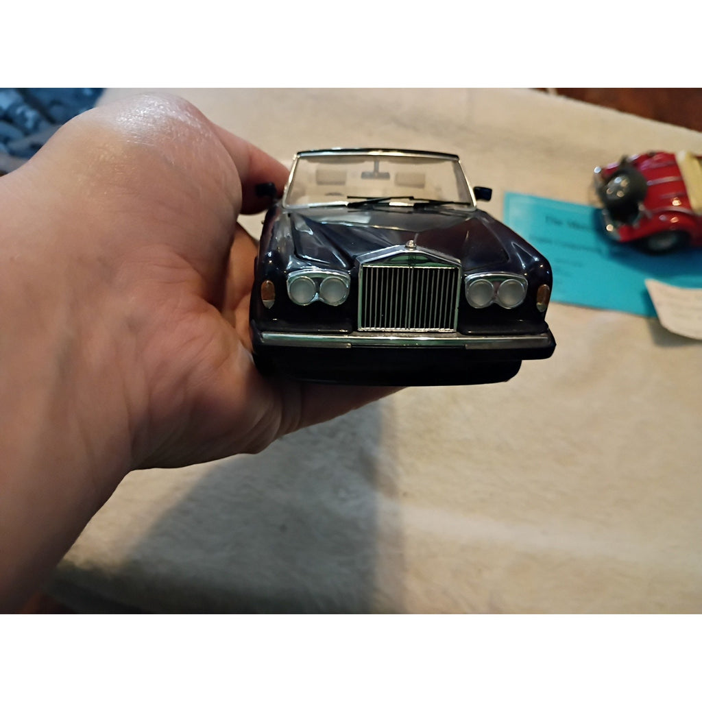 Lot Of 2 Franklin Mint 1993 Rolls-Royce Corniche IV & Mercedes 500k Roadster