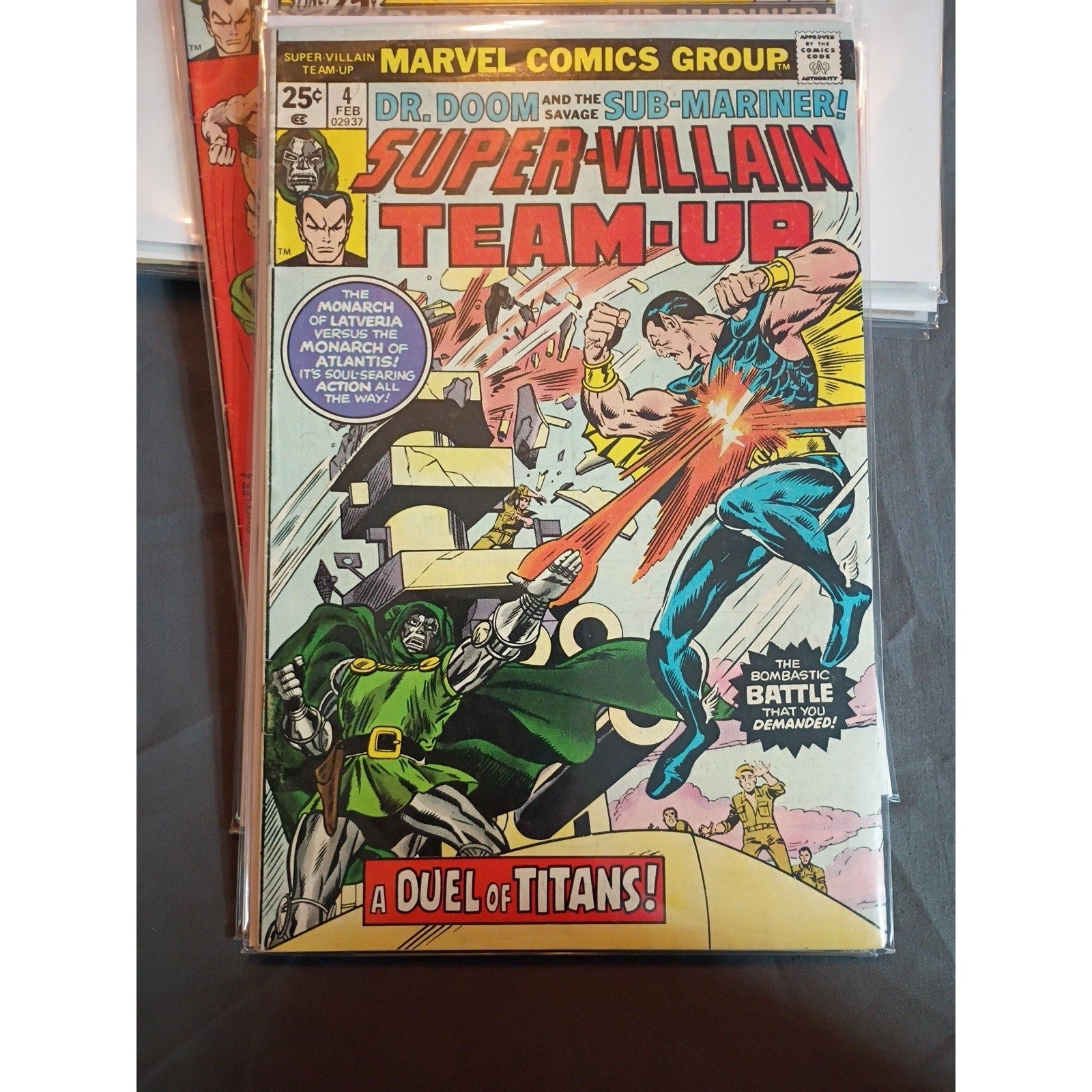 Super-Villain Team-Up #3-7 Lot Of 5 ~ 1975 Marvel Comics FN TO FN+ 25¢ Comics